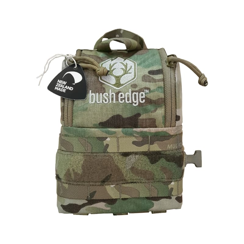 Binocular Pouch With Harness Camo Bush Edge